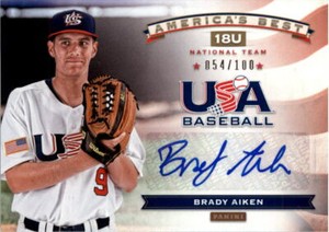 2013 USA Baseball 18U National Team Baseball Card Pick