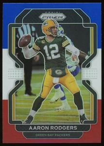 2021 Panini Prizm - Red, White, & Blue Refractor #138 Aaron Rodgers - Picture 1 of 2