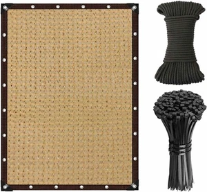 Segel Schattentuch 85 % Sonnenschutznetz für Garten Terrasse Deck - 19,6 Fuß x 19,6 Fuß - Bild 1 von 5