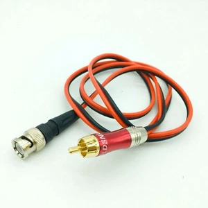 BNC Male To RCA Male Surveillance Video  Extend Oscilloscope Probes cable 17AWG - Picture 1 of 6
