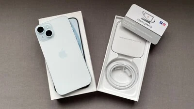 Apple iPhone 15 512GB Blue Unlocked 5G 6.1" Retina XDR - New - Apple Warranty - Image 1 of 4