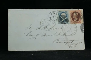 Rhode Island: Providence 1870s Cover to Pawtucket, Held for Postage Marking - Picture 1 of 2
