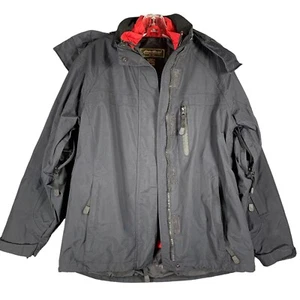 Eddie Bauer Jacket Women’s S Full Zip Vented Quilted Zip Out Liner Hood Pockets - Picture 1 of 19