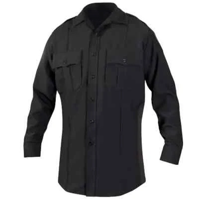 Camisa Uniforme Azul 8906W, Mujer L/S Negra, Talla 38 Poliéster/Rayón Foto 1 de 3