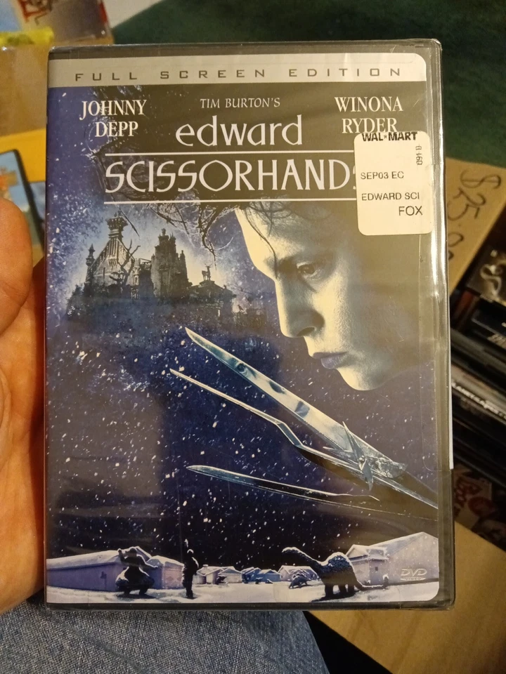Edward Scissorhands (THX Full Frame DVD, 2002) Johnny Depp Winona Ryder New - Image 1 of 2