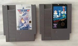 Nintendo Entertainment System NES, 1987-Top Gun & Gyromite Video Games - Picture 1 of 6
