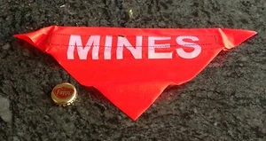 fluoreszierendes Minenfeld Markierungsschild Dreieck Militär Überseil Neu - Bild 1 von 7