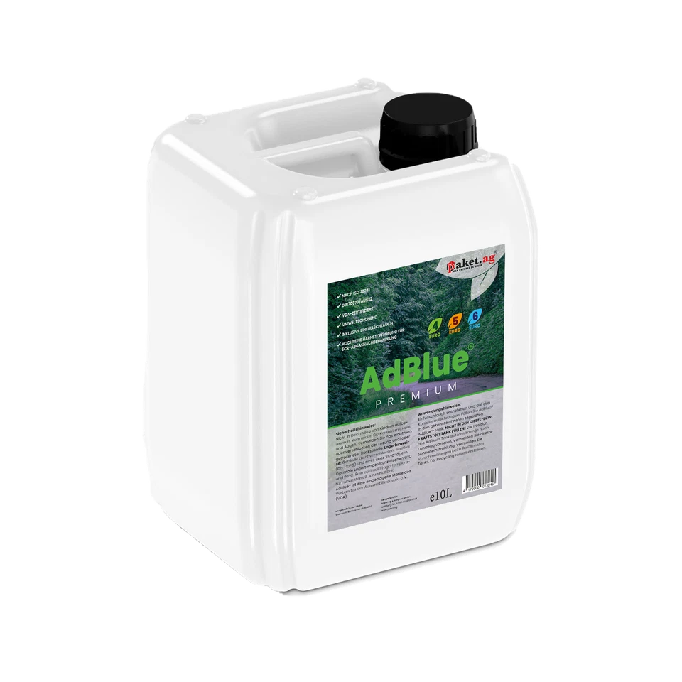 PAKET.AG AdBlue® 1x10 Liter, 1 L bis 1000 Kg frei wählbar. mit Einfüllschlauch