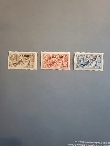 Stamps Nauru Scott #13-5 nh Cover