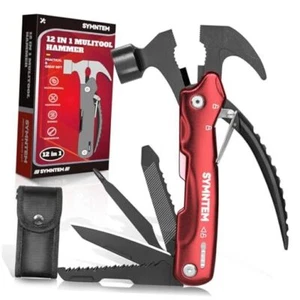 Valentines Day Gifts for Him,12-in-1 Hammer Multitool, Cool Gadgets Camping - Picture 1 of 8