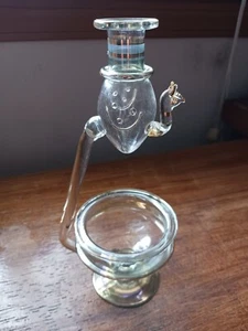 Scaldaolio vetro soffiato vintage luce tè diffusore di profumo - Foto 1 di 7