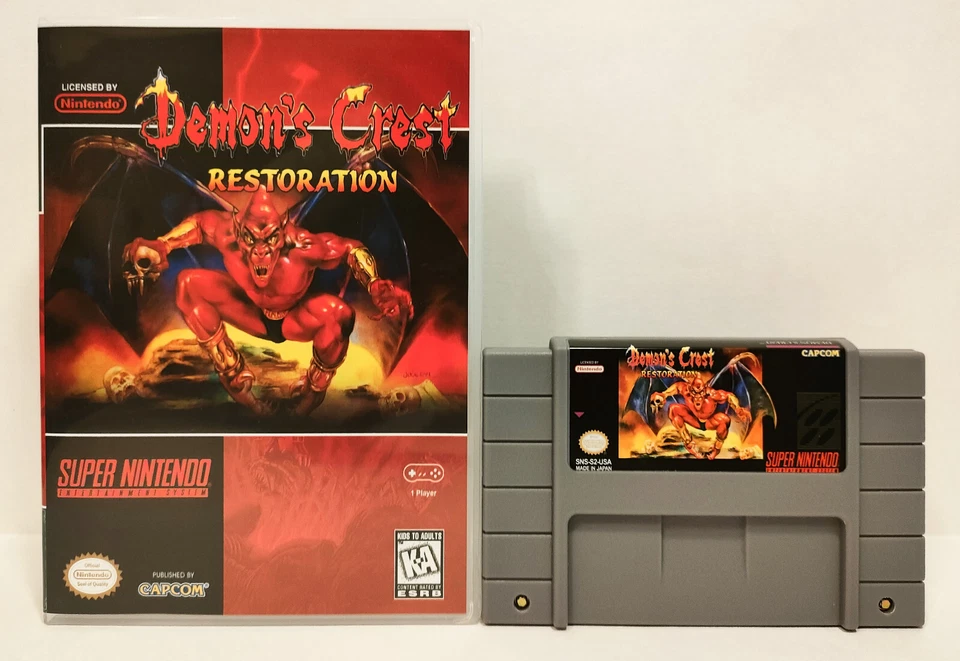 Demon's Crest Restoration for Super Nintendo SNES - Image 1 of 2