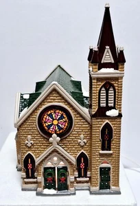 Department 56 Original Snow Village Mount Olivet Church Intro 1993 Retired 1996 - Bild 1 von 9