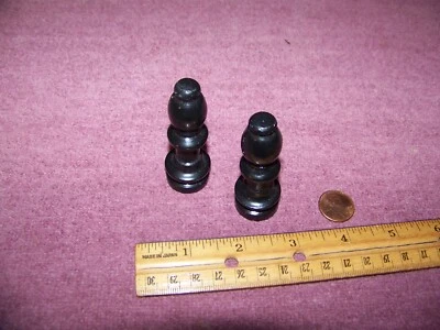 Piezas de ajedrez Bishop (2) madera/negro Foto 1 de 3