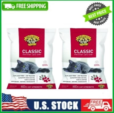 2 Pack Dr. Elsey's Precious Cat Classic Multi-Cat Clumping Cat Litter, 40lb Bag - Image 1 of 4