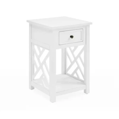 Mesa auxiliar para muebles Alaterre con cajón estante madera Coventry Foto 1 de 4