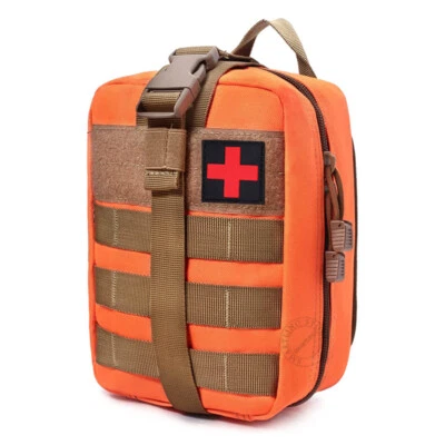 Bolsa de primeros auxilios Molle militar bolsa médica vacía IFAK bolsas tácticas para rasgar Foto 1 de 4