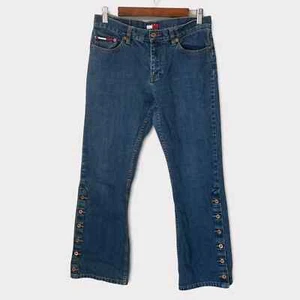 Tommy Hilfiger Vintage Y2K Jeans mit Knopfleiste | 9 - Bild 1 von 8