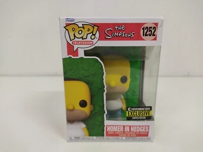 Funko Pop Television 1252 The Simpsons Homer in Hedge Exklusive Limited Edition - Bild 1 von 4