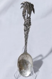 P&B Sterling Silver Jacksonville, FL Bananas Pineapples Souvenir Spoon 16g - Picture 1 of 3
