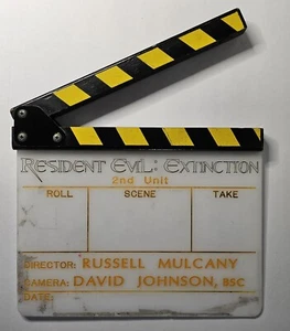 Resident Evil Extinction Clapper Clapperboard Prop Memorabilia Production Used - Picture 1 of 5