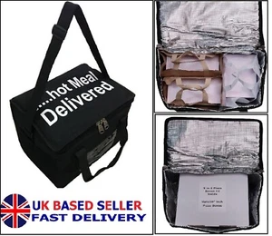 Bolsa para llevar de comida de alta resistencia 38x33x28 cm kebab indio chino papas fritas - Imagen 1 de 9