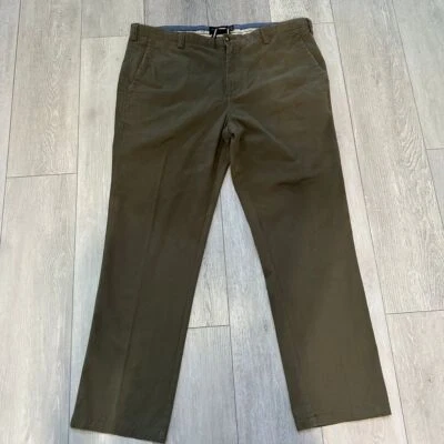 Negro Marrón 1836 Hombre Pantalones Pantalones Negocios Informales Chinos Verde Talla 38x30 Foto 1 de 4