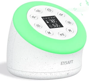EYSAFT White Noise Sound Machine,Portable Baby Sleep Sound Machine 3 in 1 Sound - Picture 1 of 7