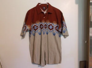 NWOT Panhandle Slim Cowboy Pearl Snap Short Sleeve Shirt Rodeo Cowboy Size Large - Picture 1 of 5