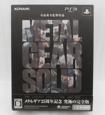 PS3 Metal Gear Solid The Legacy Collection 1987-2012 Japan import MGS Kojima - Image 1 of 4