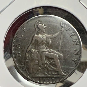1907 GREAT BRITAIN HALF PENNY - Picture 1 of 2