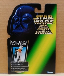 Star Wars POTF2 Proof Card Sample Prototype Tri-Logo Sandtrooper Power Force - Bild 1 von 9