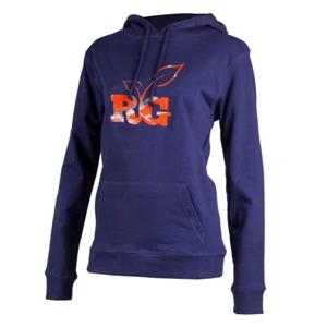 Realtree Girl Ladies Blue Orange Camo Hoodie - Hooded Sweatshirt - Picture 1 of 2
