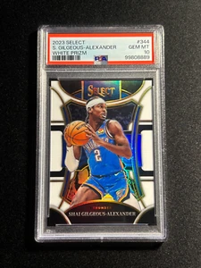 2023-24 Select #344 Shai Gilgeous-Alexander Mezzanine blanco Prizm/149 PSA 10 - Imagen 1 de 2