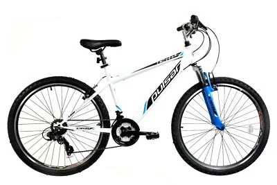 Dallingridge Pulsar Mountain Bike 26" Wheel MTB 18 Speed Shimano Bicycle White - Image 1 of 4