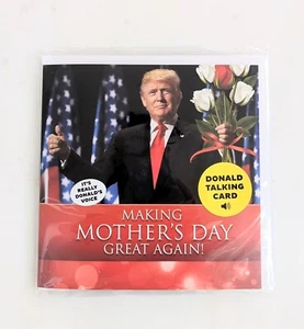 Donald Trump Talking Making Mother's Day Great Again MAGA Card in Trump's Voice - Picture 1 of 3