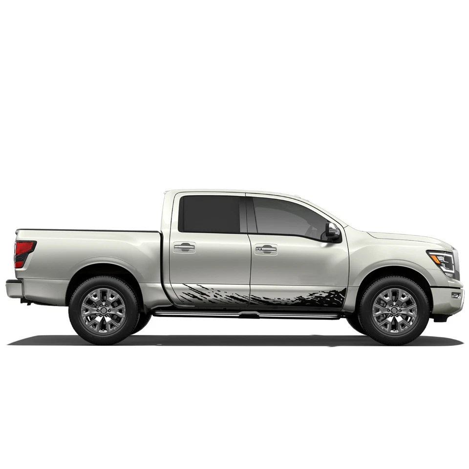 下泥飞溅图形贴纸贴花兼容日产 Titan — 第 1/3 张图片