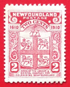 Canada Newfoundland #88a Perf 12x14 Map of Newfoundland MH OG - Picture 1 of 1