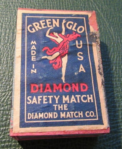 Matchbox - Green Glo Diamond Safety Matches girlie | eBay