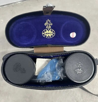 Tasco Model 306 Fully Coated 7x50 Binoculars Light Wt 1000yds 372Ft w/Case VNTG - Image 1 of 4