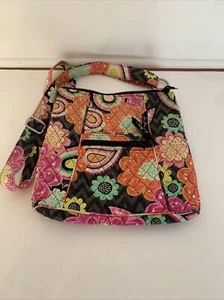 Vera Bradley Crossbody Hipster Bag Purse "Ziggy Zinnia”Adjustable Strap Clean - Picture 1 of 7
