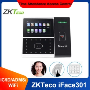 ZKTeco iFace301 TCP/IP RFID Face Recognition Door Access Time Attendance Machine - Picture 1 of 8