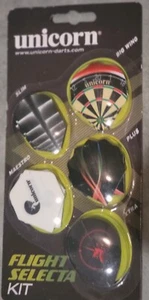 Unicorn Flight Selecta Kit, 3 Packs Unicorn 50 pack soft tips, Set of 6 Darts - Picture 1 of 6