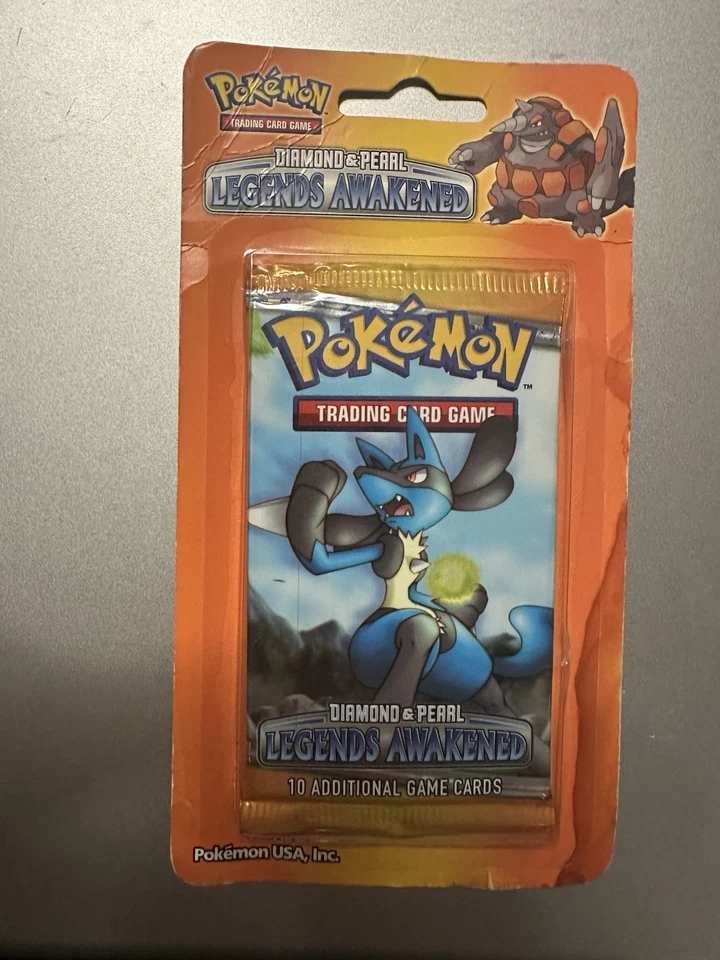Pokemon Legends Awakened Diamond & Pearl Series Blister Pack Lucario New Sealed - Image 1 of 3