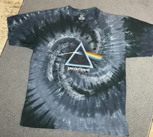 Vintage 2004 Pink Floyd Tie Dye Blue Grey Liquid Blue Large Swirl  - Bild 1 von 6