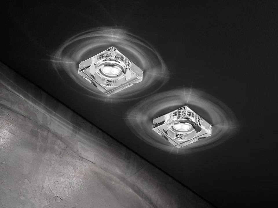 LED Kristall Fliese Einbaustrahler 9W 700ma s/alim. - Bild 1 von 1