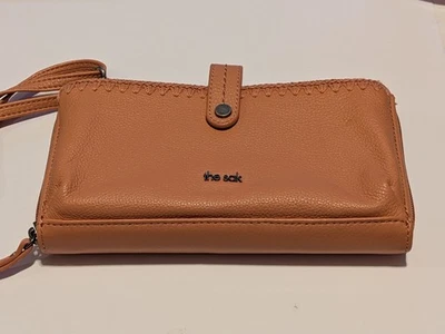 Cartera Bandolera The Sak Cuero Rosa Correa Ajustable Muñequera Extraíble Cremallera  Foto 1 de 4