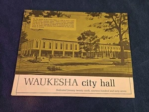 Waukesha City Hall Dedication 1967 - Picture 1 of 2