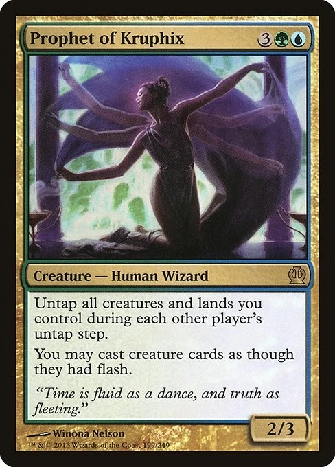 Prophet of Kruphix Regular - Theros MTG-NM - Image 1 of 1