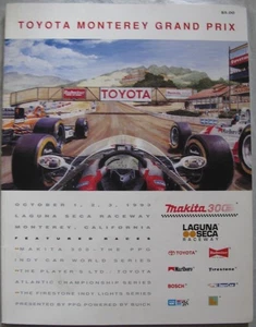 LAGUNA SECA RACEWAY 1-3 Oct 1993 Toyota Monterey GP USA A4 Official Programme - Picture 1 of 3